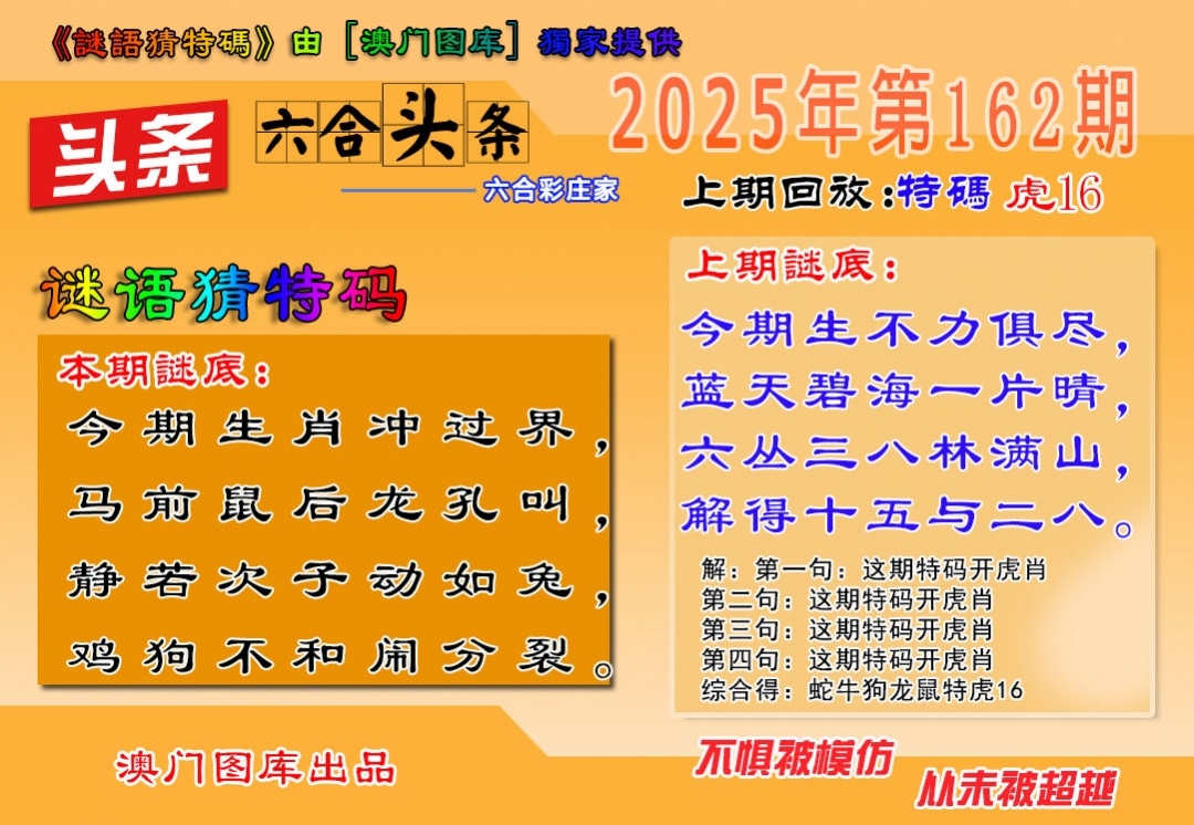 162期澳六合头条