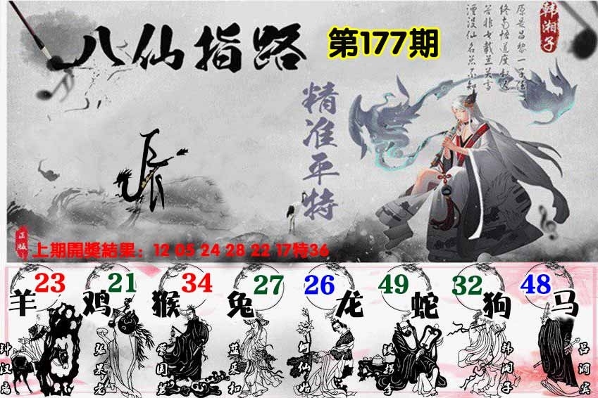 177期八仙指路图