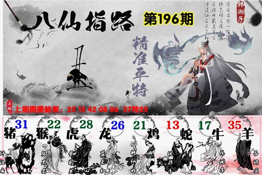 196期八仙指路图