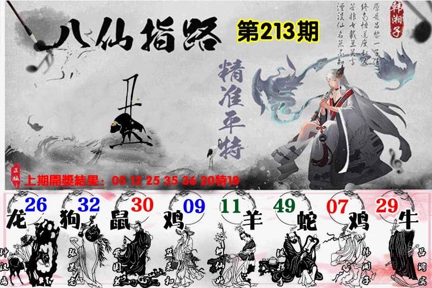 213期八仙指路图