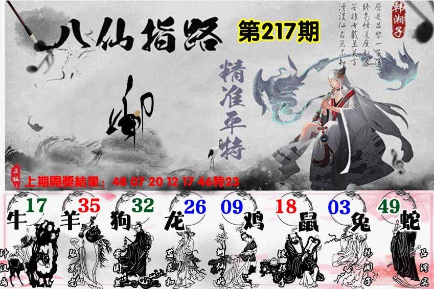 217期八仙指路图