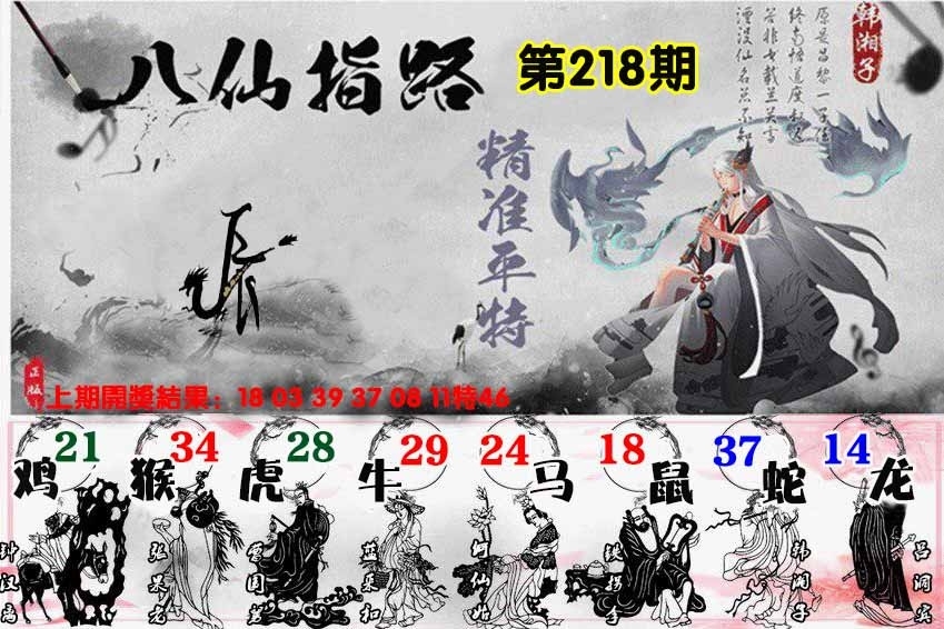218期八仙指路图
