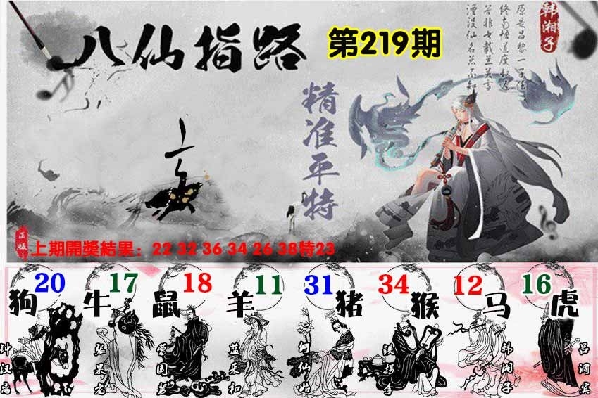 219期八仙指路图