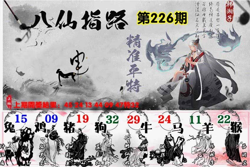 226期八仙指路图